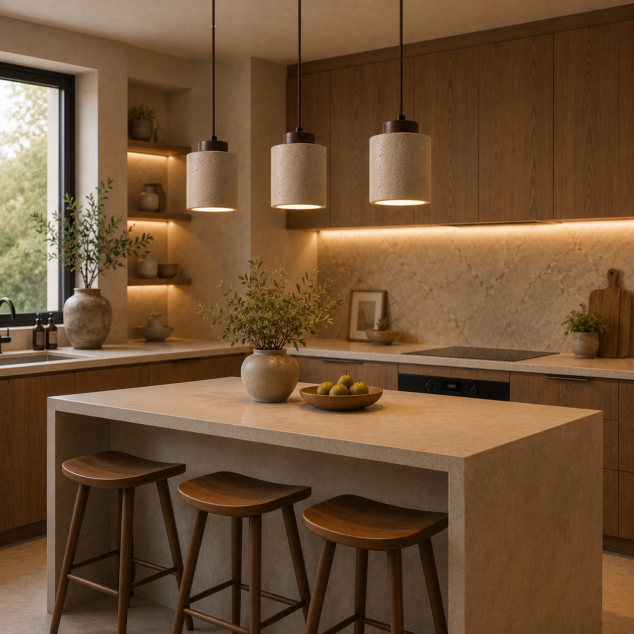Velnee Japanese Pendant Light