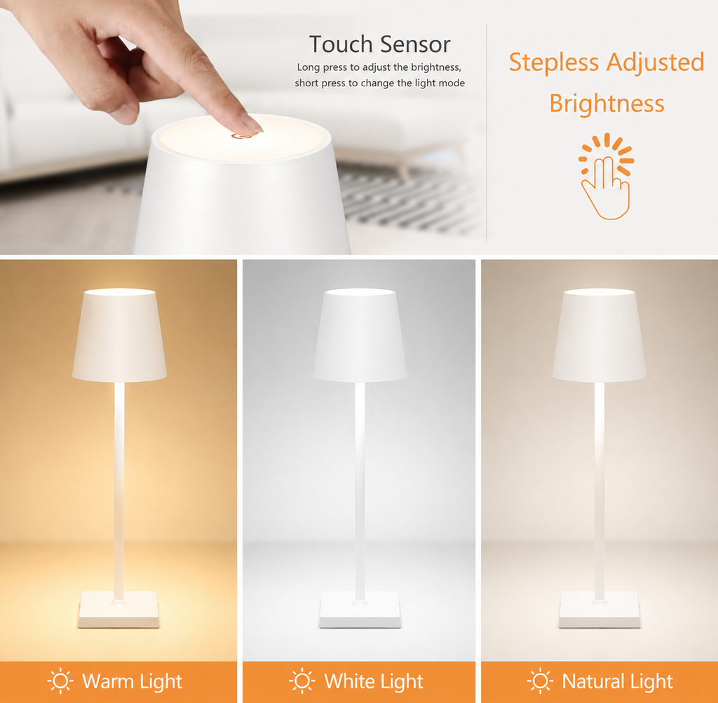 Velnee Touch Control Table Lamp