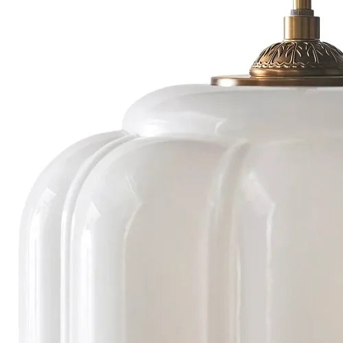 Pumpkin Glass Semi Flush Mount Margot Pendant Light