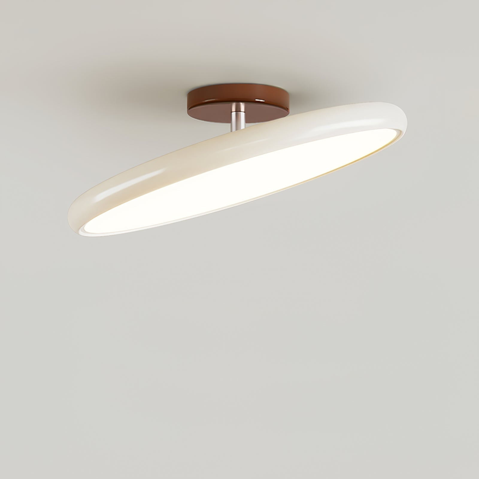 Drift Adjustable Semi Flush Mount Sloped Ceiling Light