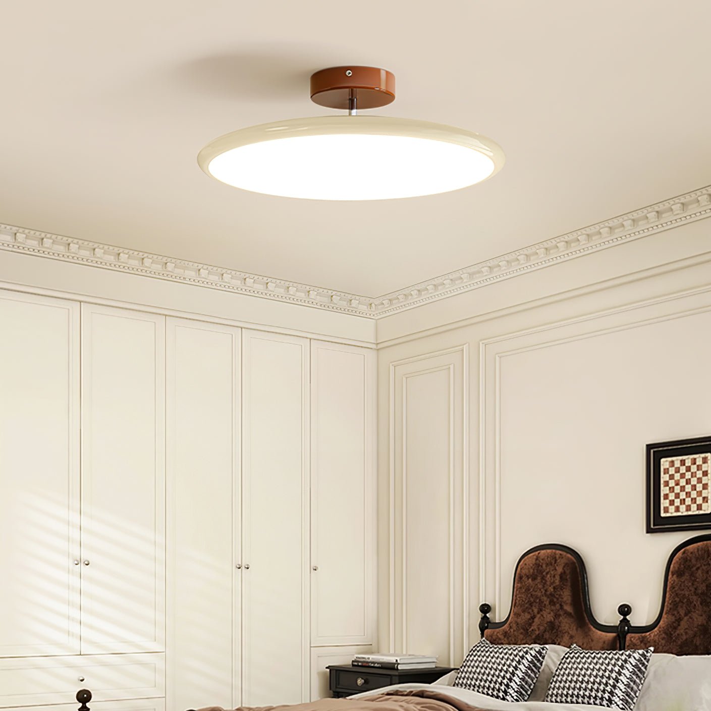 Drift Adjustable Semi Flush Mount Sloped Ceiling Light
