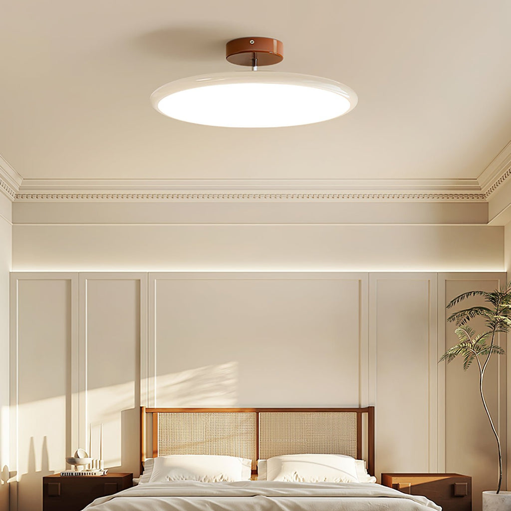 Drift Adjustable Semi Flush Mount Sloped Ceiling Light