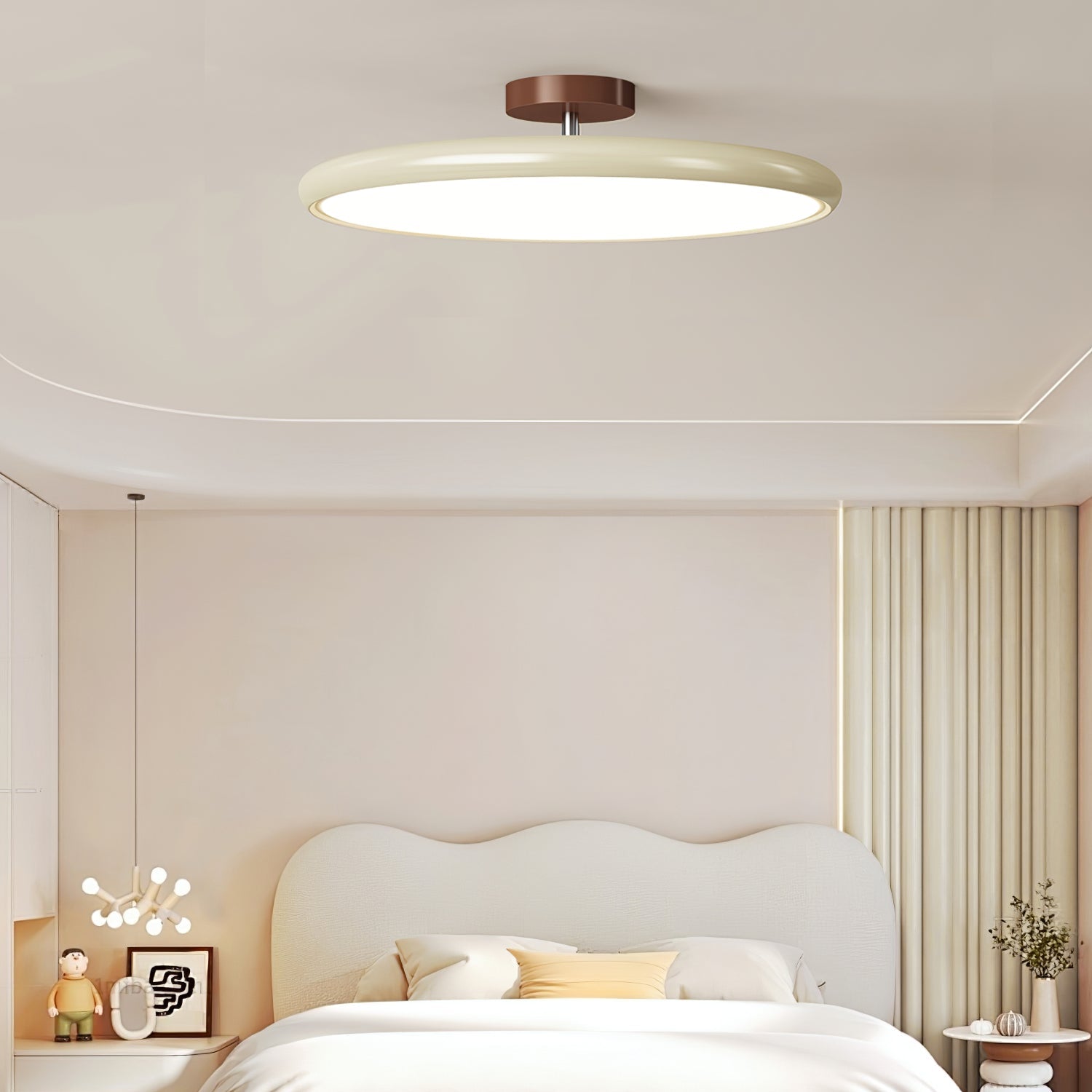 Drift Adjustable Semi Flush Mount Sloped Ceiling Light