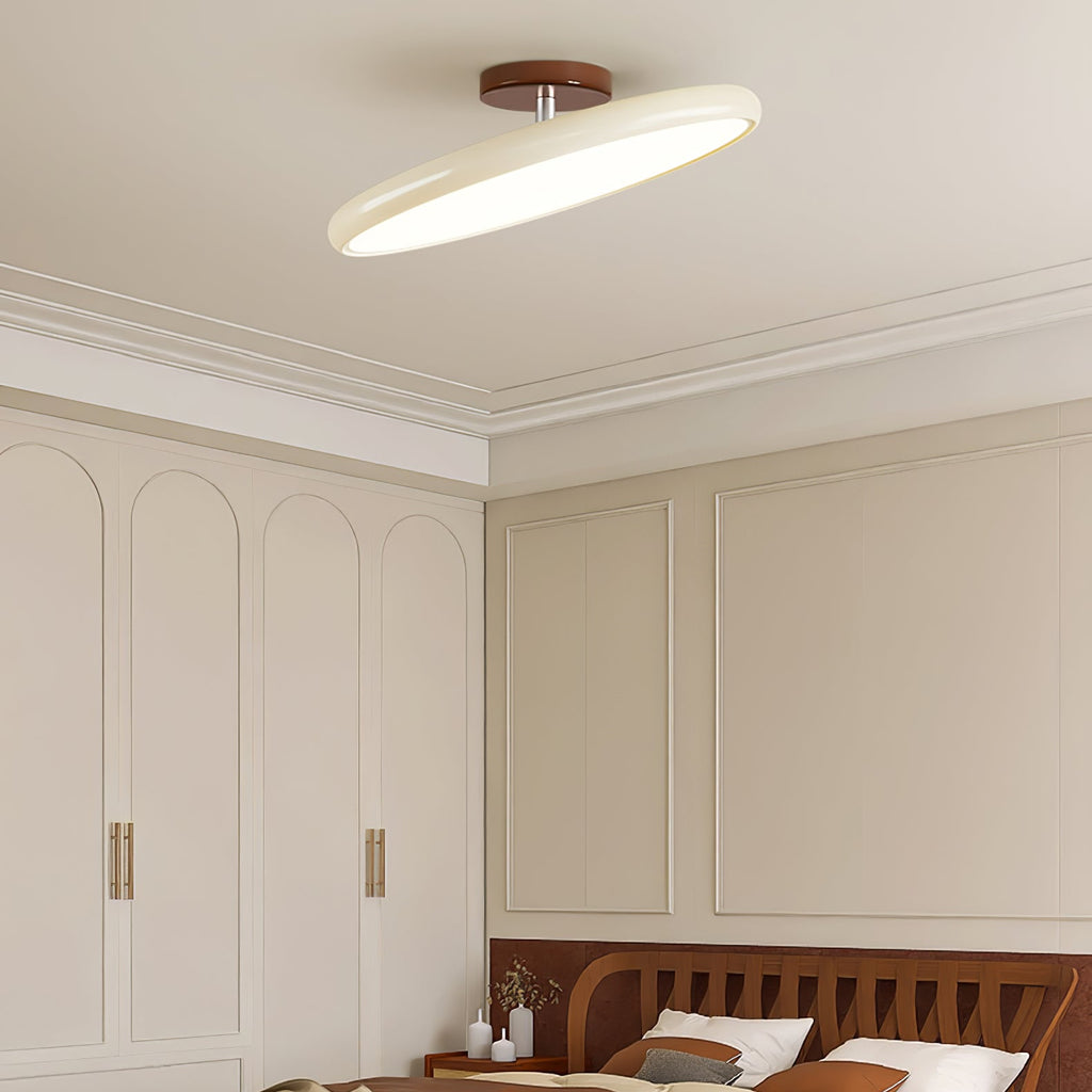 Drift Adjustable Semi Flush Mount Sloped Ceiling Light