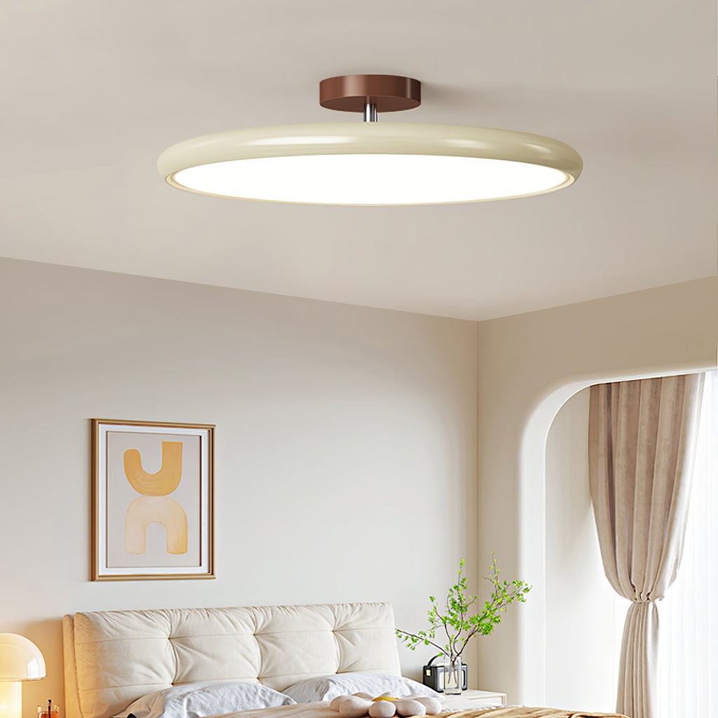 Drift Adjustable Semi Flush Mount Sloped Ceiling Light