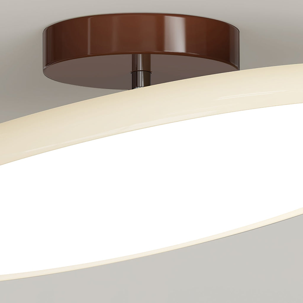 Drift Adjustable Semi Flush Mount Sloped Ceiling Light