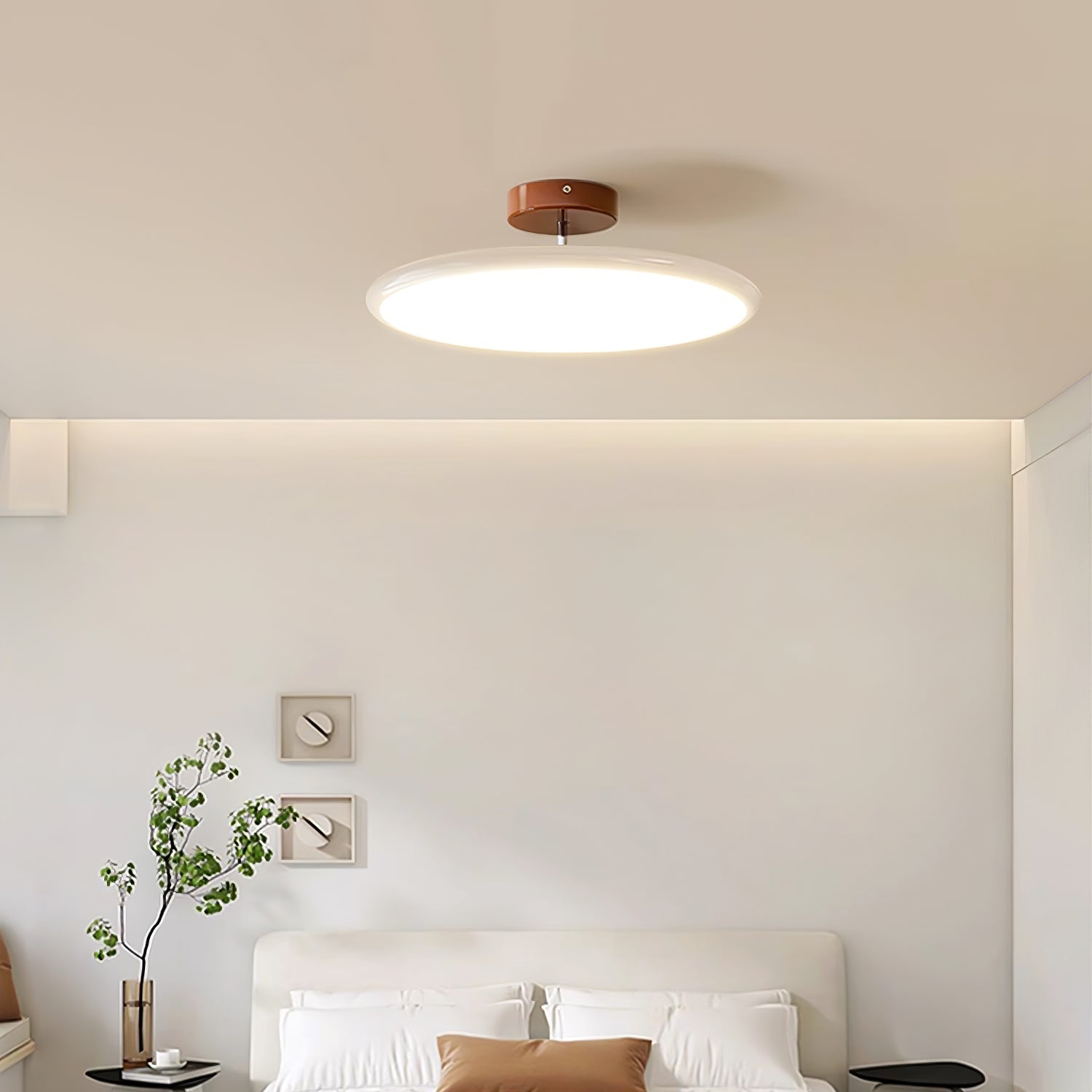 Drift Adjustable Semi Flush Mount Sloped Ceiling Light
