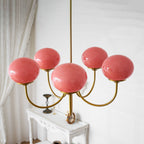 Marshmallow Glass Globe Chandelier