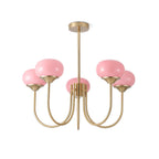 Marshmallow Glass Globe Chandelier