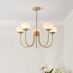 Marshmallow Glass Globe Chandelier