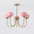 Marshmallow Glass Globe Chandelier