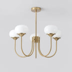 Marshmallow Glass Globe Chandelier