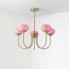 Marshmallow Glass Globe Chandelier