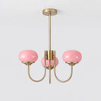 Marshmallow Glass Globe Chandelier