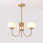 Marshmallow Glass Globe Chandelier