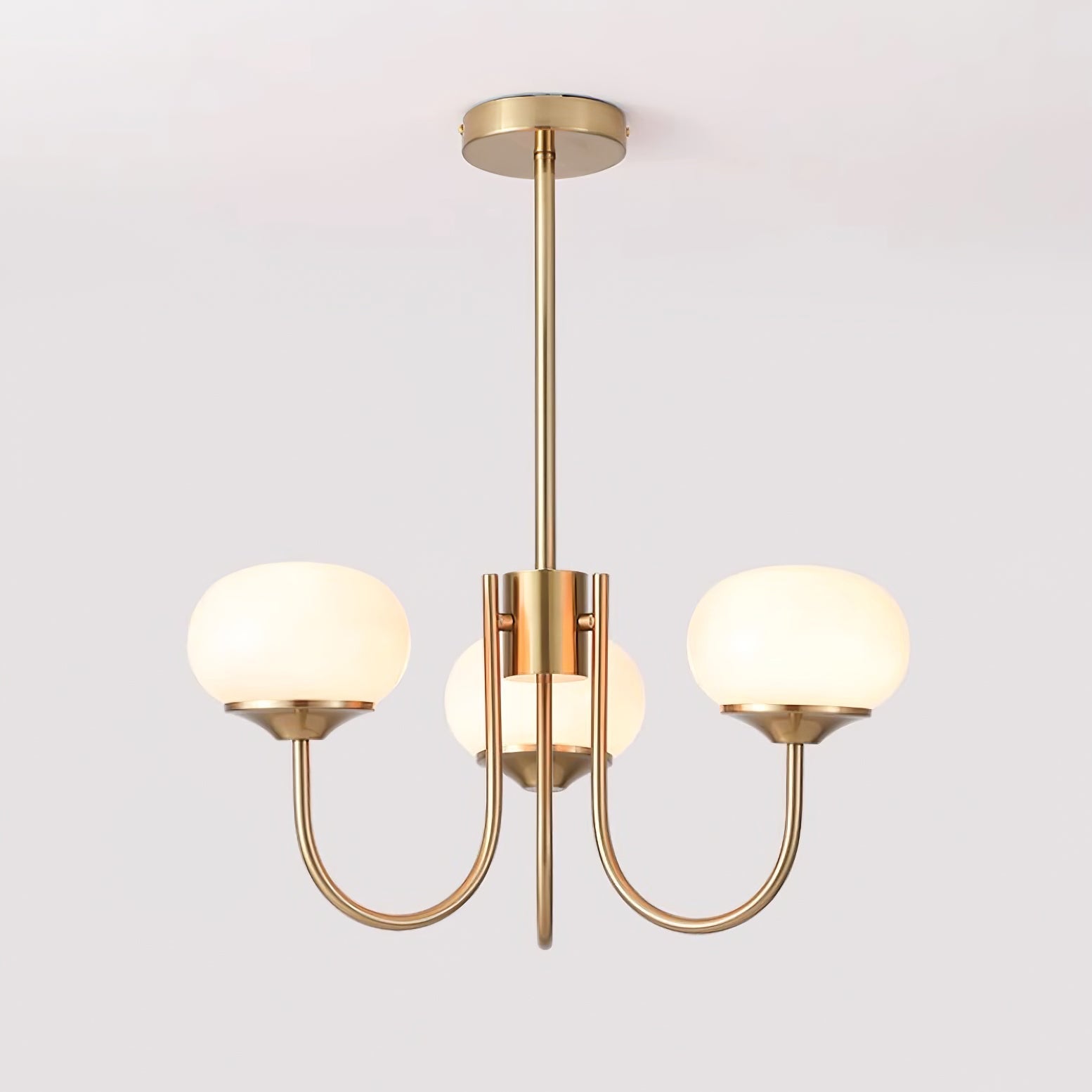 Marshmallow Glass Globe Chandelier