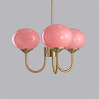 Marshmallow Glass Globe Chandelier