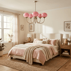 Marshmallow Glass Globe Chandelier