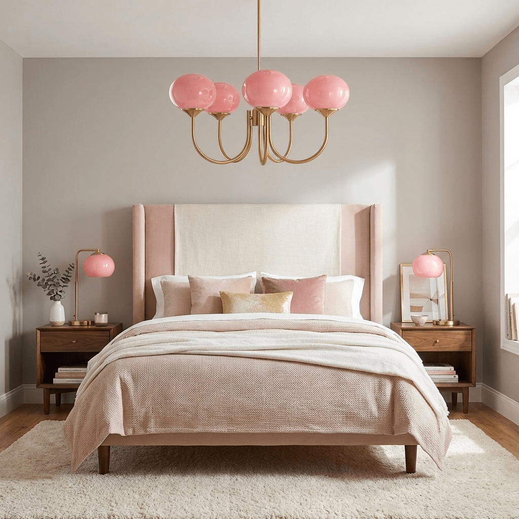 Marshmallow Glass Globe Chandelier