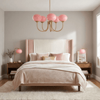 Marshmallow Glass Globe Chandelier