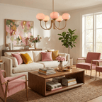 Marshmallow Glass Globe Chandelier