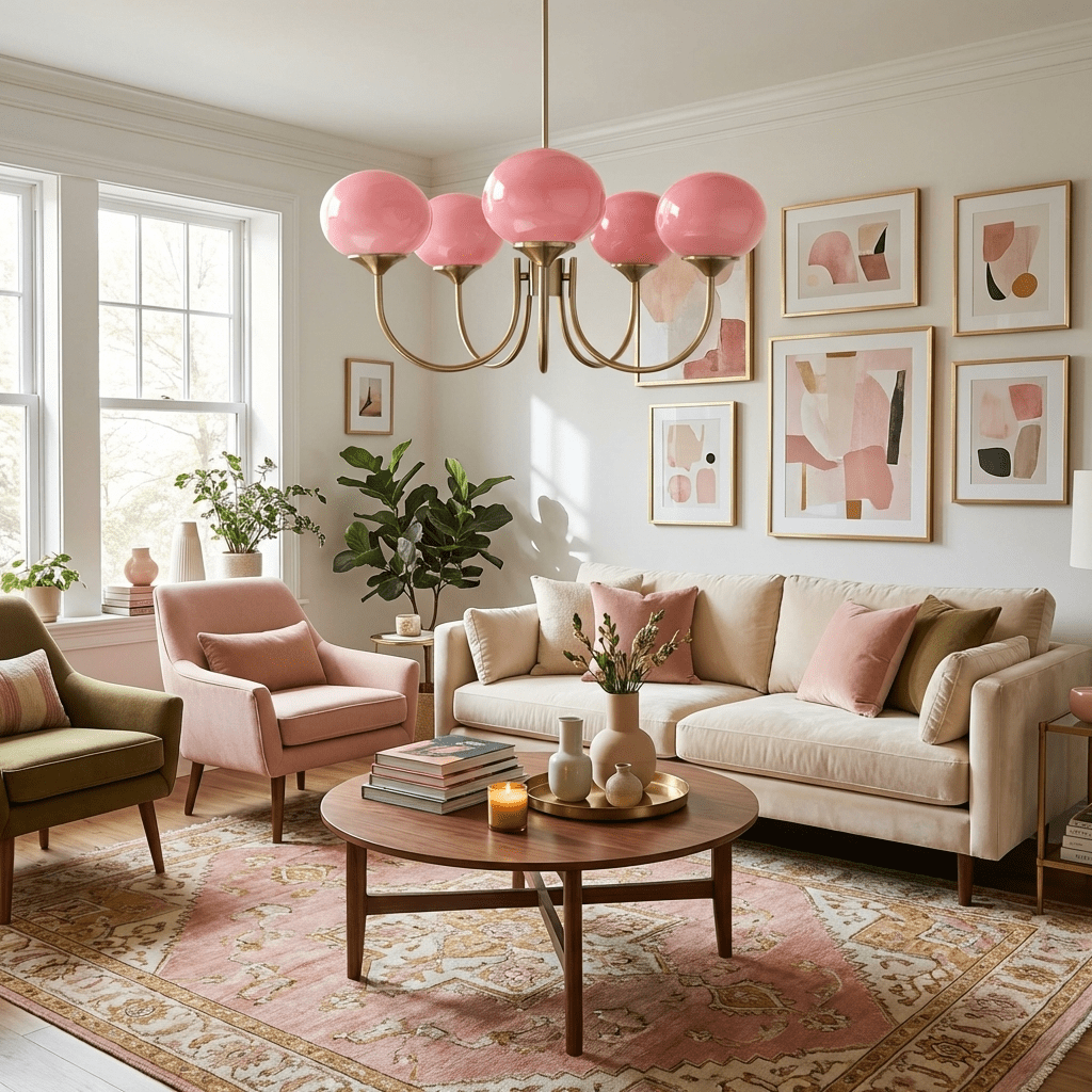 Marshmallow Glass Globe Chandelier