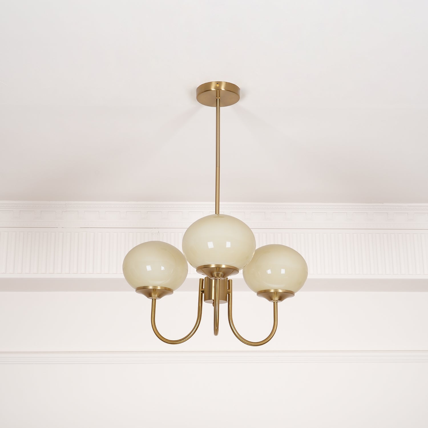 Marshmallow Glass Globe Chandelier