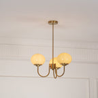 Marshmallow Glass Globe Chandelier