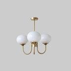 Marshmallow Glass Globe Chandelier