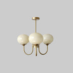 Marshmallow Glass Globe Chandelier