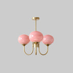 Marshmallow Glass Globe Chandelier