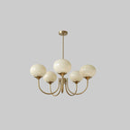 Marshmallow Glass Globe Chandelier