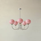 Marshmallow Glass Globe Chandelier