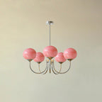 Marshmallow Glass Globe Chandelier