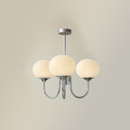 Marshmallow Glass Globe Chandelier
