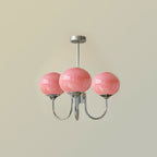 Marshmallow Glass Globe Chandelier