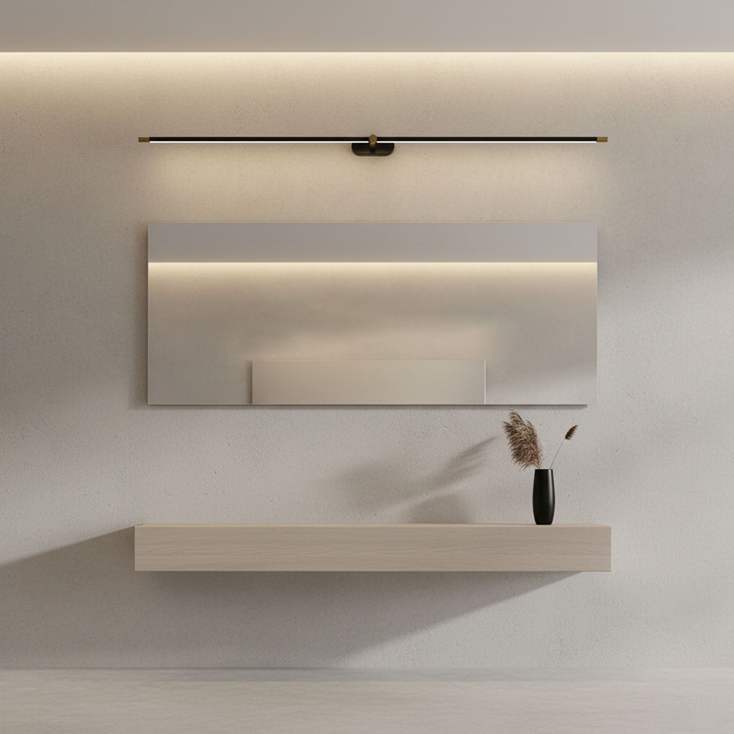 Minimalist Linear Rechargeable Vanity Wall Lamp