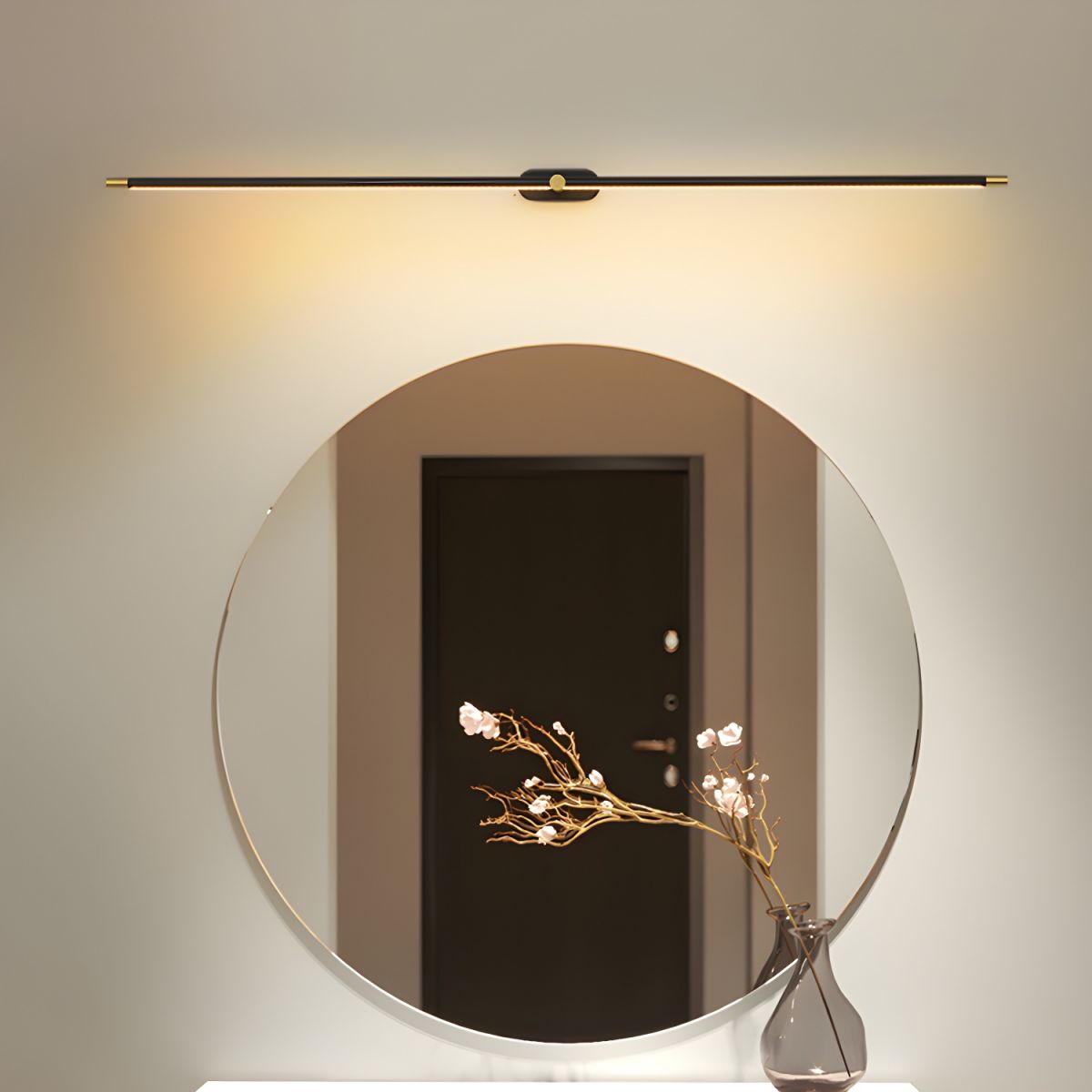 Minimalist Linear Rechargeable Vanity Wall Lamp