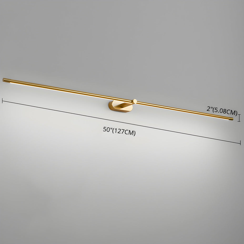 Minimalist Linear Rechargeable Vanity Wall Lamp