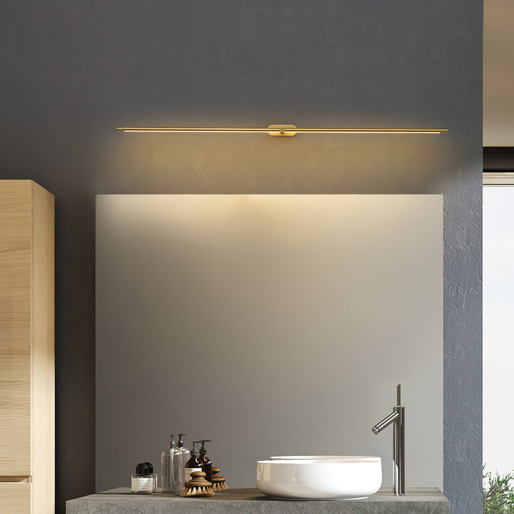 Minimalist Linear Rechargeable Vanity Wall Lamp