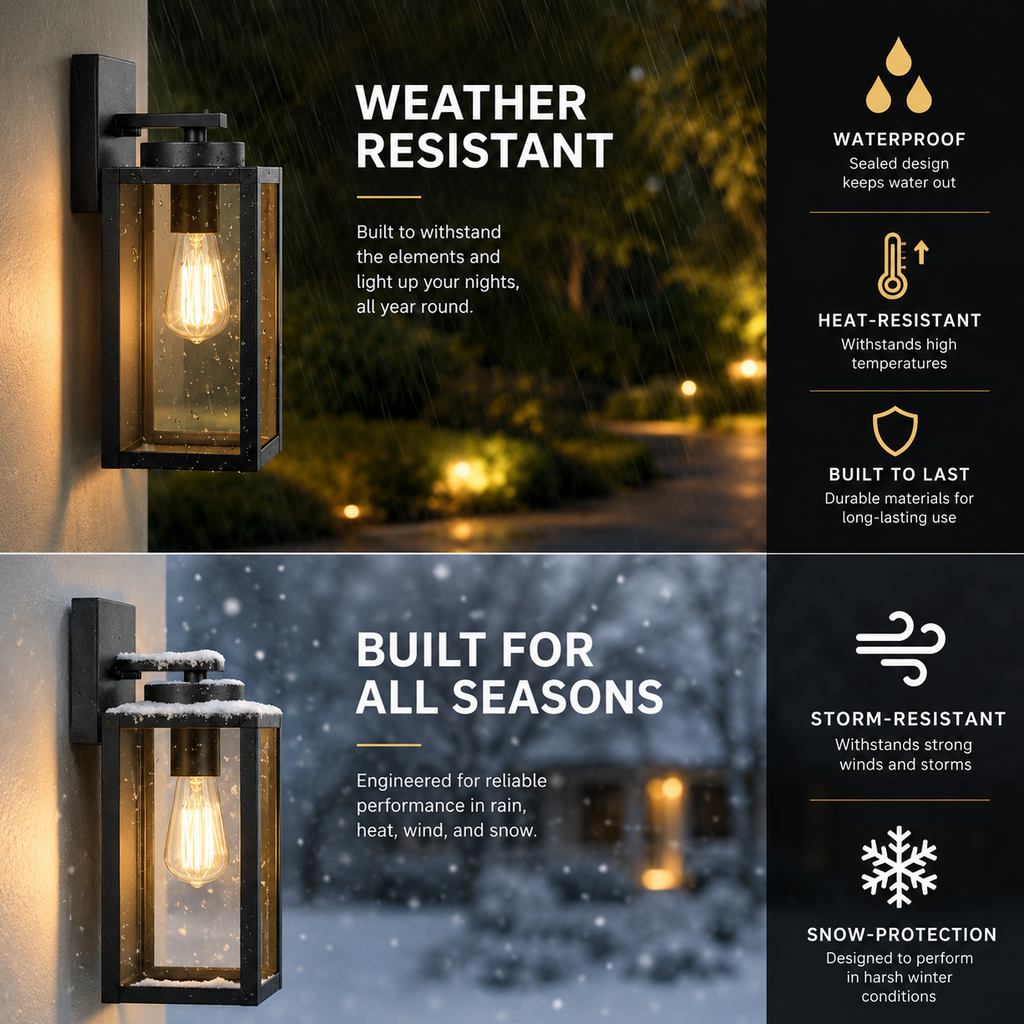Velnee Outdoor Wall Light