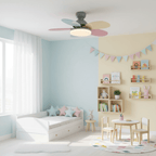 Petalo Modern Wood Ceiling Fan Light