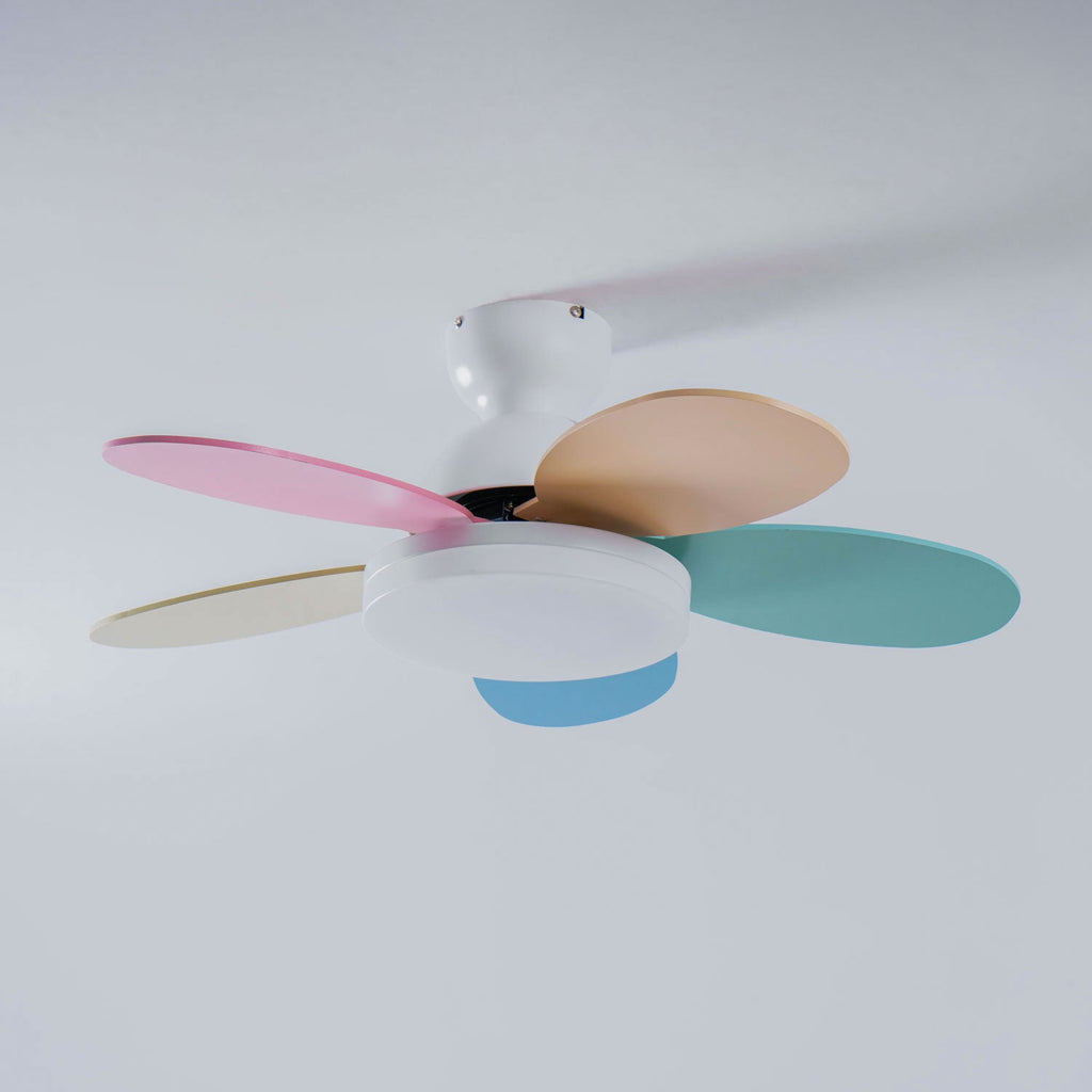 Petalo Modern Wood Ceiling Fan Light