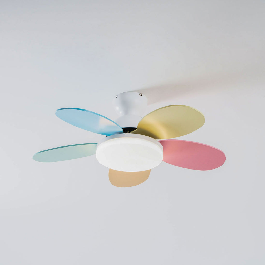Petalo Modern Wood Ceiling Fan Light