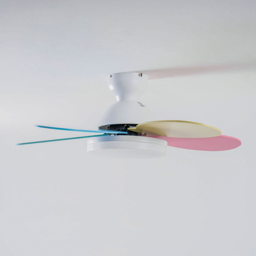 Petalo Modern Wood Ceiling Fan Light