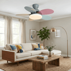 Petalo Modern Wood Ceiling Fan Light