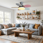 Petalo Modern Wood Ceiling Fan Light