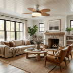 Petalo Modern Wood Ceiling Fan Light