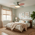 Petalo Modern Wood Ceiling Fan Light