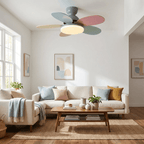 Petalo Modern Wood Ceiling Fan Light